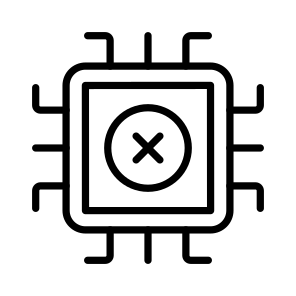 Chipp, Error, Microprocessor, Microchip, Processor icon