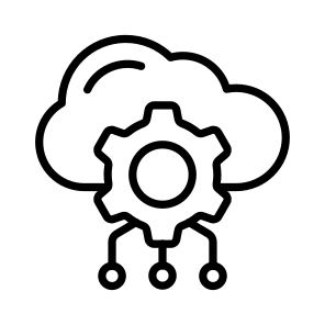 Cloud, Services, Artificial, Intelligence, Infrastructure icon