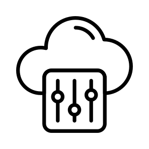 Cloud, Setting, Management, Computing, Hosting icon