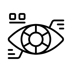 Cyber, Eye, Artificial, Intelligence, Cybernetics icon