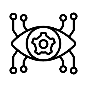 Cybernetics, Cyber, Eye, Artificial, Intelligence icon