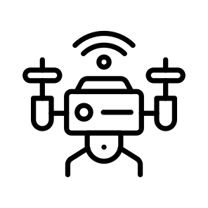 Drone, Technology, Artificial, Intelligence, Automation icon