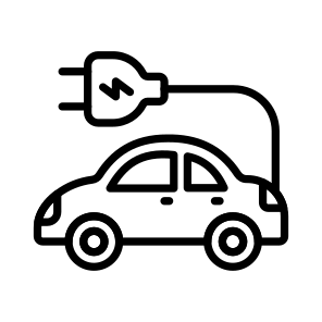 Electric, Car, Vehicle, Conveyance, Mobility icon