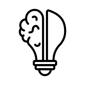 Idea, Generation, Creation, Progress, Artificial icon