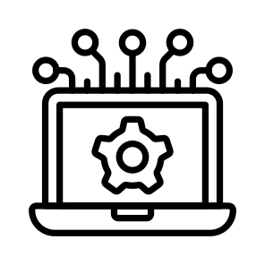 Laptop, Configuration, Customization, Developpement, Service icon