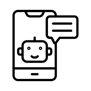 Mobile, Robot, Artificial, Intelligence, Assistant icon