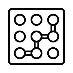 Pattern, Lock, Cyber, Security, Codification icon