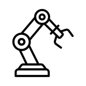 Robotic, Arm, Automation, Industry, Technology icon