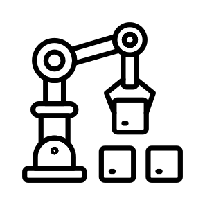 Robotic, Manufacturing, Automation, Automated, Production icon