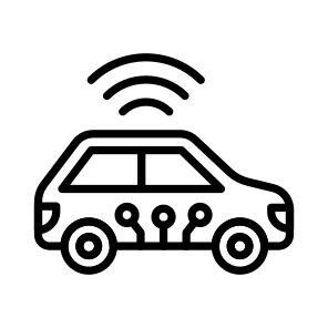 Smart, Car, Technology, Automobile, Artificial icon
