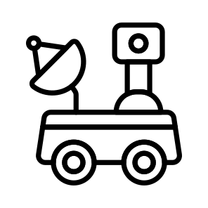 Space, Rover, Vehicle, Transport, Moonwalker, icon