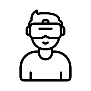 Virtual, Reality, Vr, Headset, Gaming icon