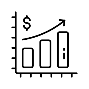 Business, Growth, Analytics, Chart, Graph icon