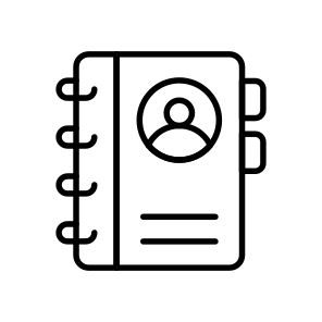 Contact, Book, Business, Notebook, Directory icon