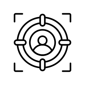 Customer, Hunting, Target, Focus, Goal icon