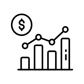 Financial, Analysis, Business, Growth, Money icon