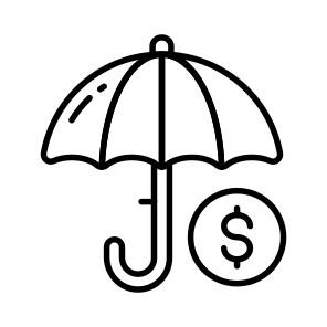 Financial, Insurance, Safety, Security, Protection icon