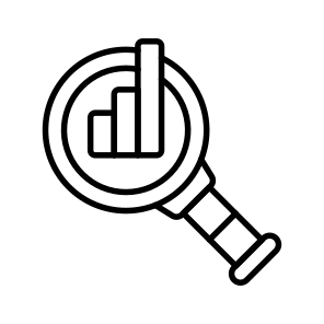 Market, Research, Data, Analysis, Business icon