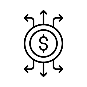 Money, Flow, Cash, Finance, Business icon