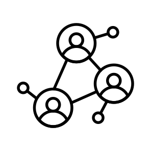 Networking, Business, Connection, Communication, Teamwork icon