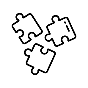 Puzzle, Solution, Teamwork, Business, Management icon