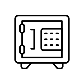 Safe, Box, Locker, Security, Money icon