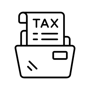 Tax, File, Finance, Document, Folder icon