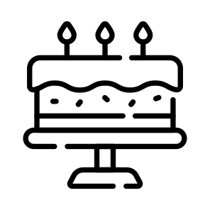 Cake, Dessert, Sweet, Food, Confectionery, icon