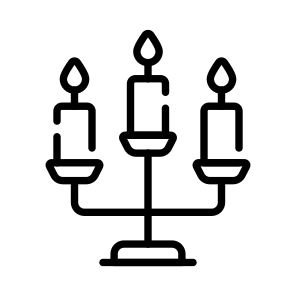Candle Stand, Candleholder, Candles, Candelabra, Candlelight icon