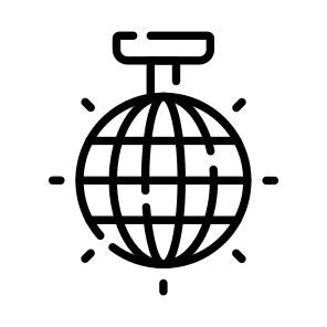 Disco Ball, Light, Prop, Decor, Ornament icon
