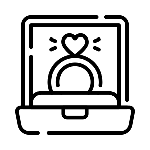 Engagement Ring, Ceremony, Event, Wedding Ring, Marriage Ring icon