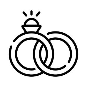 Engagement Rings, Ceremony, Event, Wedding Rings, Marriage Rings icon