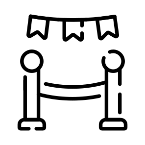 Entrance Pole, Carpet, Entrance, Vip Entry, Barrier icon