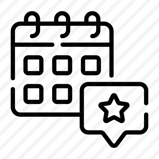 Event Feedback, Review, Schedule, Plan, Reminder preview