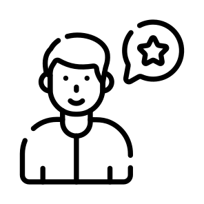 Event Review, Feedback, Rating, Testimonial, Comment icon