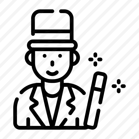 Magican, Trick, Performance, Magic Wand, Magician Character preview