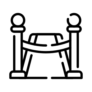 Red Carpet, Pole, Entrance, Vip Entry, Barrier icon