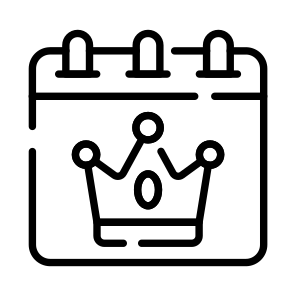 Royal Event, Planner, Calendar, Schedule, Reminder icon