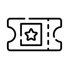 Ticket, Pass, Entry, Coupon, Voucher icon