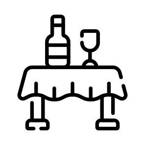 Wine Table, Decoration, Furniture, Interior, Drink Table icon
