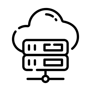 Data, Cloud, Server, Virtual, Online icon
