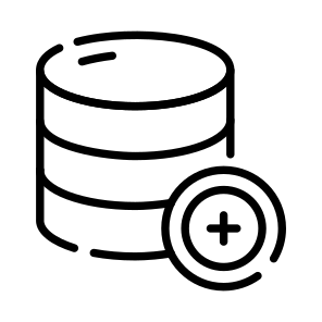 Data, Database, Db, New, Add icon