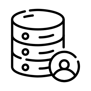 Data, Database, Db, Personal, User icon
