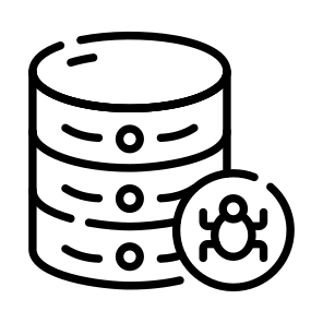 Data, Database, Db, Virus, Bug icon