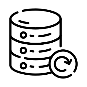 Data, Database, Reload, Refresh, Backup icon