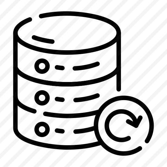Data, Database, Reload, Refresh, Backup preview