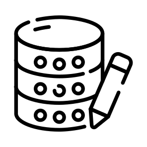 Data, Db, Edit, Change, Database icon