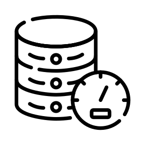 Data, Db, Performance, Testing, Speed icon