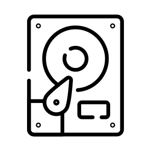 Data, Hard, Drive, Disk, Storage icon
