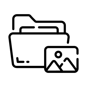 Data, Media, Folder, Archive, Image icon